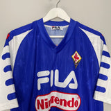 Shop 1998/99 FIORENTINA TRAINING SHIRT (XL) FILA, classic football shirts, vintage football shirts & retro soccer jerseys at Cult Kits