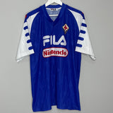 Shop 1998/99 FIORENTINA TRAINING SHIRT (XL) FILA, classic football shirts, vintage football shirts & retro soccer jerseys at Cult Kits