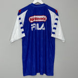 Shop 1998/99 FIORENTINA TRAINING SHIRT (XL) FILA, classic football shirts, vintage football shirts & retro soccer jerseys at Cult Kits
