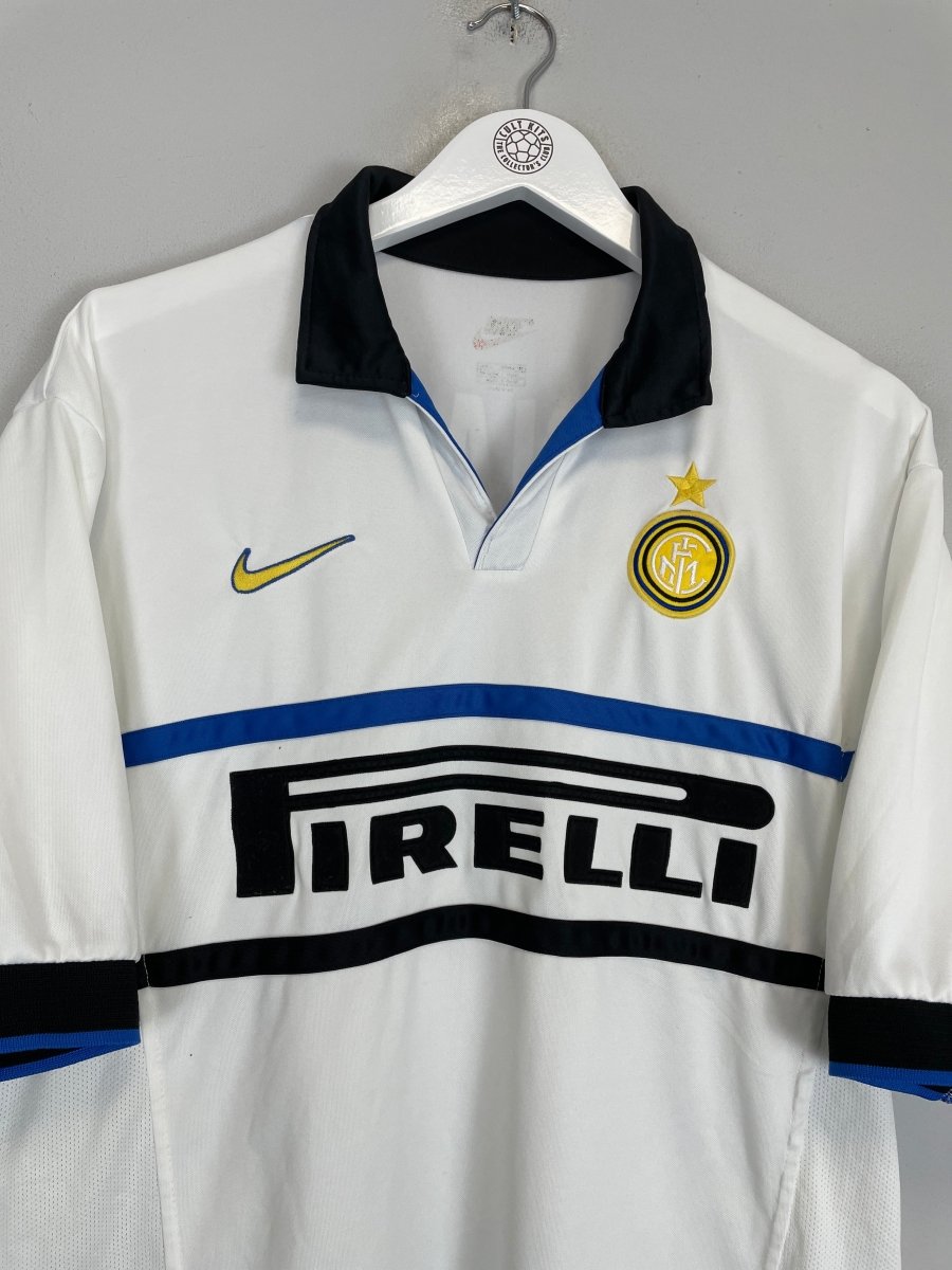 1998/99 INTER MILAN RONALDO 9 AWAY SHIRT (L) NIKE - Cult Kits - Large - Buy Vintage Football Shirts, Authentic Retro Football Shirts For Sale, Classic Football Shirts & Soccer Jersey