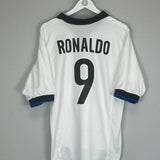 1998/99 INTER MILAN RONALDO 9 AWAY SHIRT (L) NIKE - Cult Kits - Large - Buy Vintage Football Shirts, Authentic Retro Football Shirts For Sale, Classic Football Shirts & Soccer Jersey