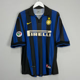 Shop 1998/99 INTER MILAN RONALDO #9 HOME SHIRT (L) NIKE, classic football shirts, vintage football shirts & retro soccer jerseys at Cult Kits