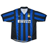 Buy 1998/99 Inter Milan Ronaldo 9 Home Shirt (M) Nike ~ Free worldwide shipping available ~ Authentic Vintage Football Shirts from Cult Kits