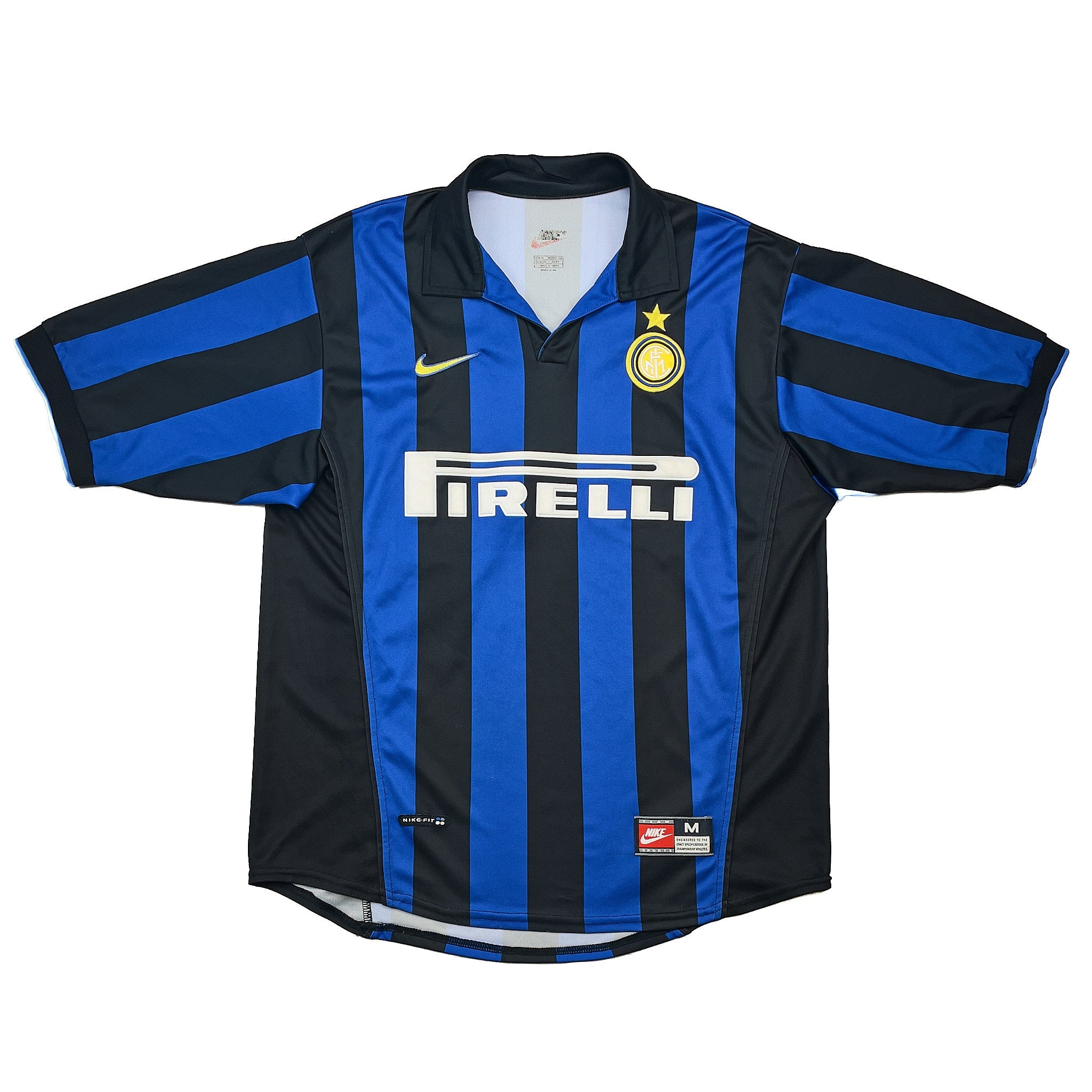 Buy 1998/99 Inter Milan Ronaldo 9 Home Shirt (M) Nike ~ Free worldwide shipping available ~ Authentic Vintage Football Shirts from Cult Kits