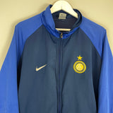 Shop 1998/99 INTER MILAN TRACK JACKET (XL) NIKE, classic football shirts, vintage football shirts & retro soccer jerseys at Cult Kits