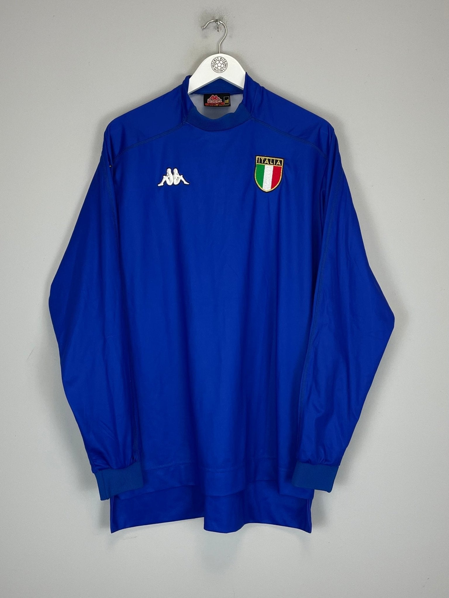 Shop 1998/99 ITALY #9 L/S HOME SHIRT (XL) KAPPA, classic football shirts, vintage football shirts & retro soccer jerseys at Cult Kits