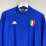 Shop 1998/99 ITALY #9 L/S HOME SHIRT (XL) KAPPA, classic football shirts, vintage football shirts & retro soccer jerseys at Cult Kits
