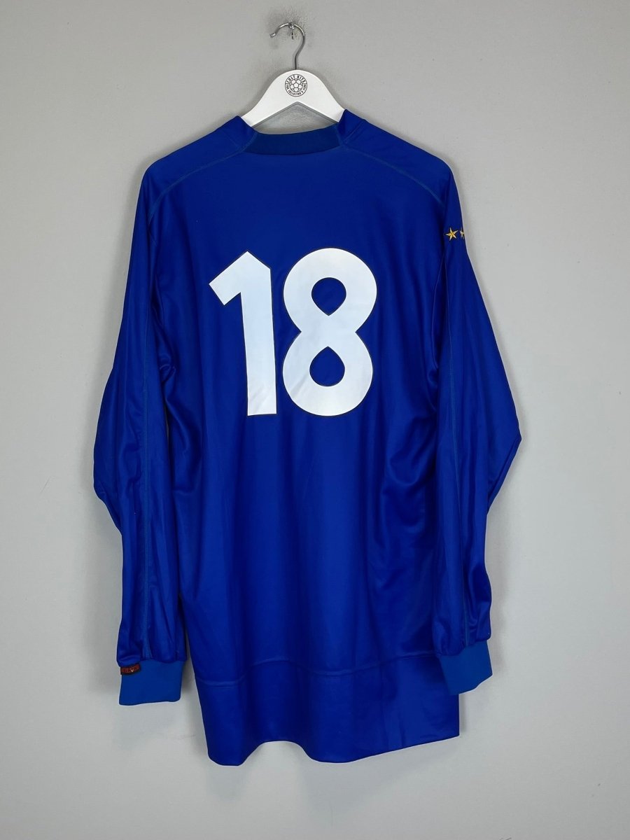1998/99 ITALY (BAGGIO) 18 L/S HOME SHIRT (XL) KAPPA - Cult Kits - XL - Buy Vintage Football Shirts, Authentic Retro Football Shirts For Sale, Classic Football Shirts & Soccer Jersey