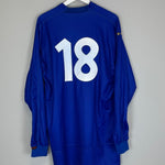 1998/99 ITALY (BAGGIO) 18 L/S HOME SHIRT (XL) KAPPA - Cult Kits - XL - Buy Vintage Football Shirts, Authentic Retro Football Shirts For Sale, Classic Football Shirts & Soccer Jersey