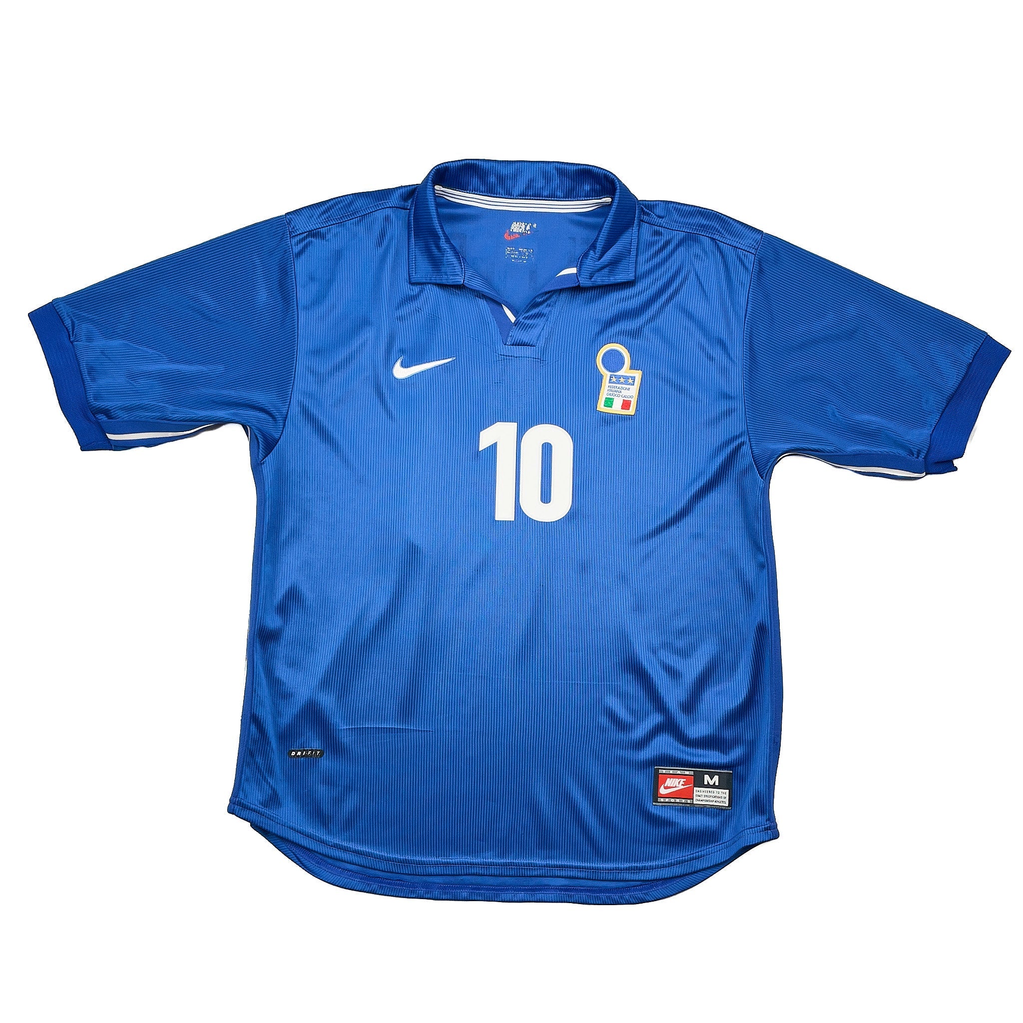 Buy 1998/99 Italy Del Piero 10 Home Shirt (M) Nike ~ Free worldwide shipping ~ Authentic Vintage Football Shirts from Cult Kits