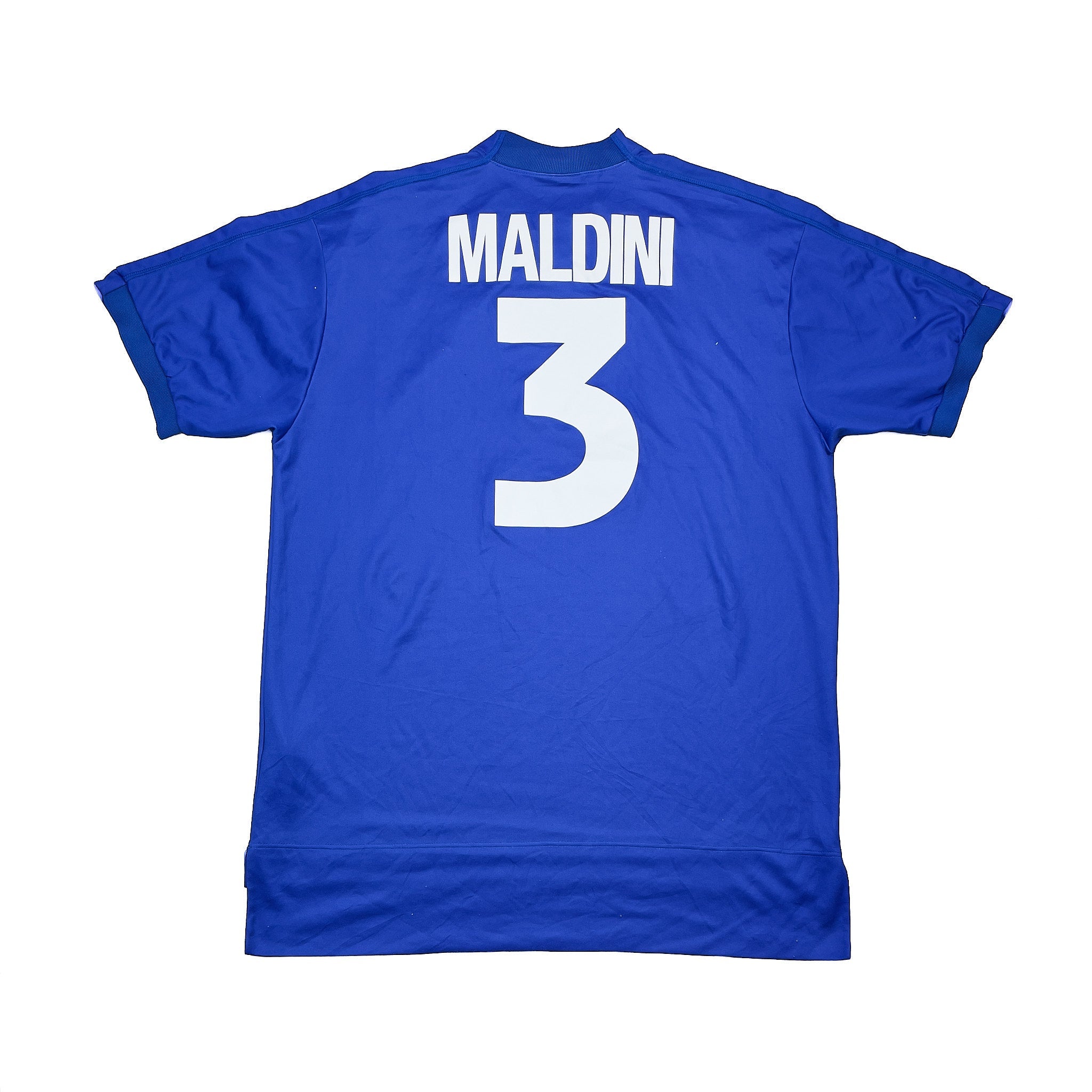 Buy 1998/99 Italy Maldini 3 Home Shirt (XL) Kappa ~ Free worldwide shipping ~ Authentic Vintage Football Shirts from Cult Kits