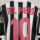 Shop 1998/99 JUVENTUS DEL PIERO #10 HOME SHIRT (XXL) KAPPA, classic football shirts, vintage football shirts & retro soccer jerseys at Cult Kits