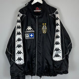 Shop 1998/99 JUVENTUS *PLAYER ISSUE* JACKET (XL) KAPPA, classic football shirts, vintage football shirts & retro soccer jerseys at Cult Kits
