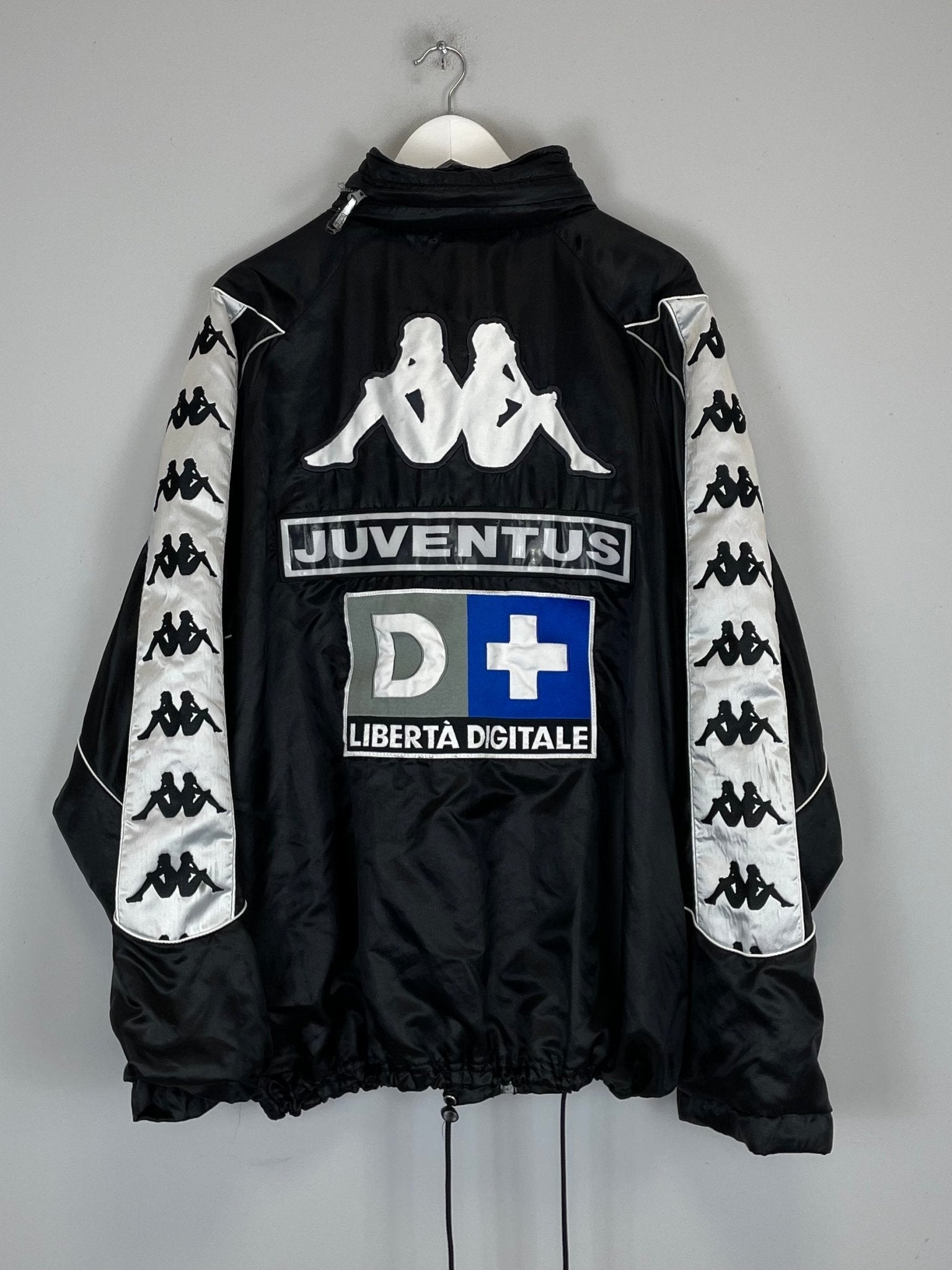 Shop 1998/99 JUVENTUS *PLAYER ISSUE* JACKET (XL) KAPPA, classic football shirts, vintage football shirts & retro soccer jerseys at Cult Kits
