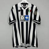 Shop 1998/99 JUVENTUS ZIDANE #21 HOME SHIRT (XL) KAPPA, classic football shirts, vintage football shirts & retro soccer jerseys at Cult Kits