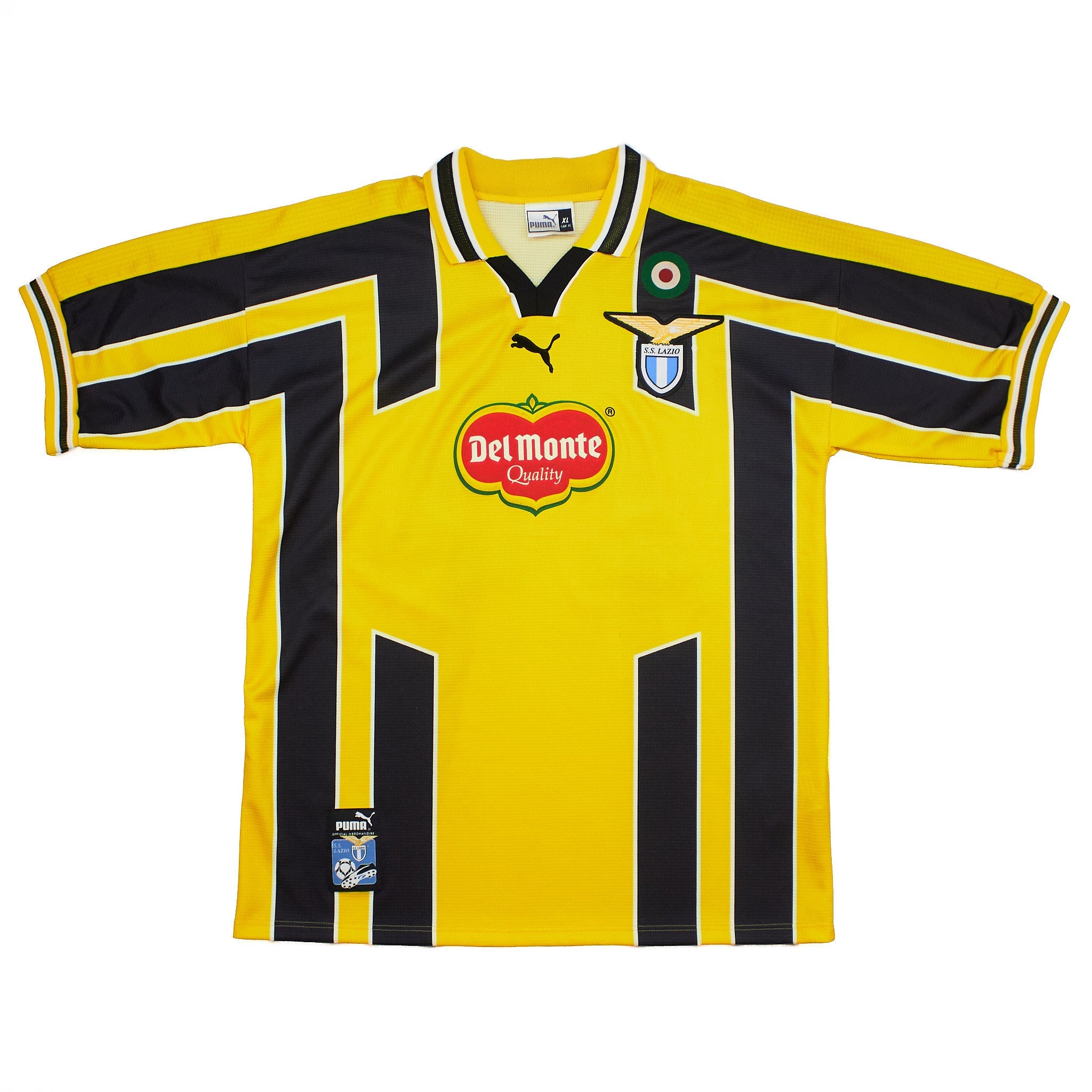 Buy 1998/99 Lazio Almeyda 25 European Shirt (XL) Puma ~ Free worldwide shipping ~ Authentic Vintage Football Shirts from Cult Kits