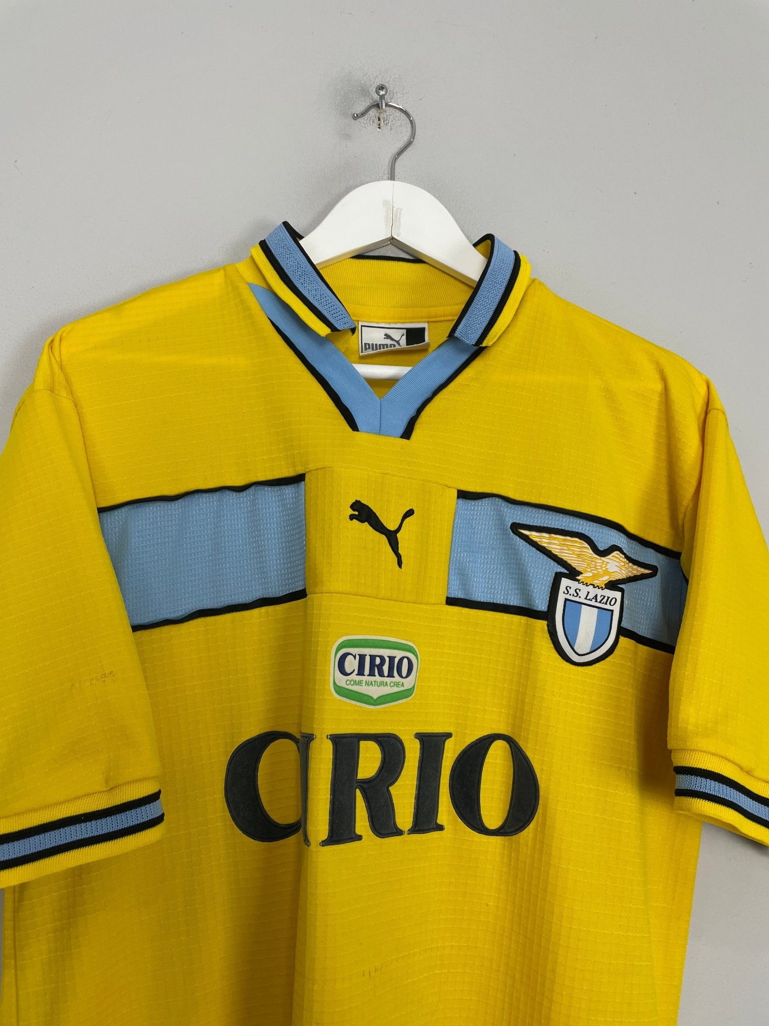 Shop 1998/99 LAZIO AWAY SHIRT (M) PUMA, classic football shirts, vintage football shirts & retro soccer jerseys at Cult Kits