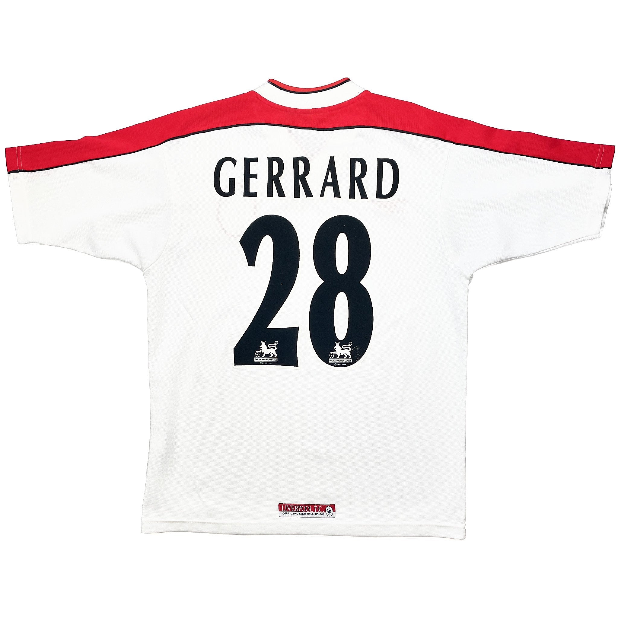 Buy 1998/99 Liverpool Gerrard 28 Away Shirt (S) Reebok ~ Free worldwide shipping available ~ Authentic Vintage Football Shirts from Cult Kits