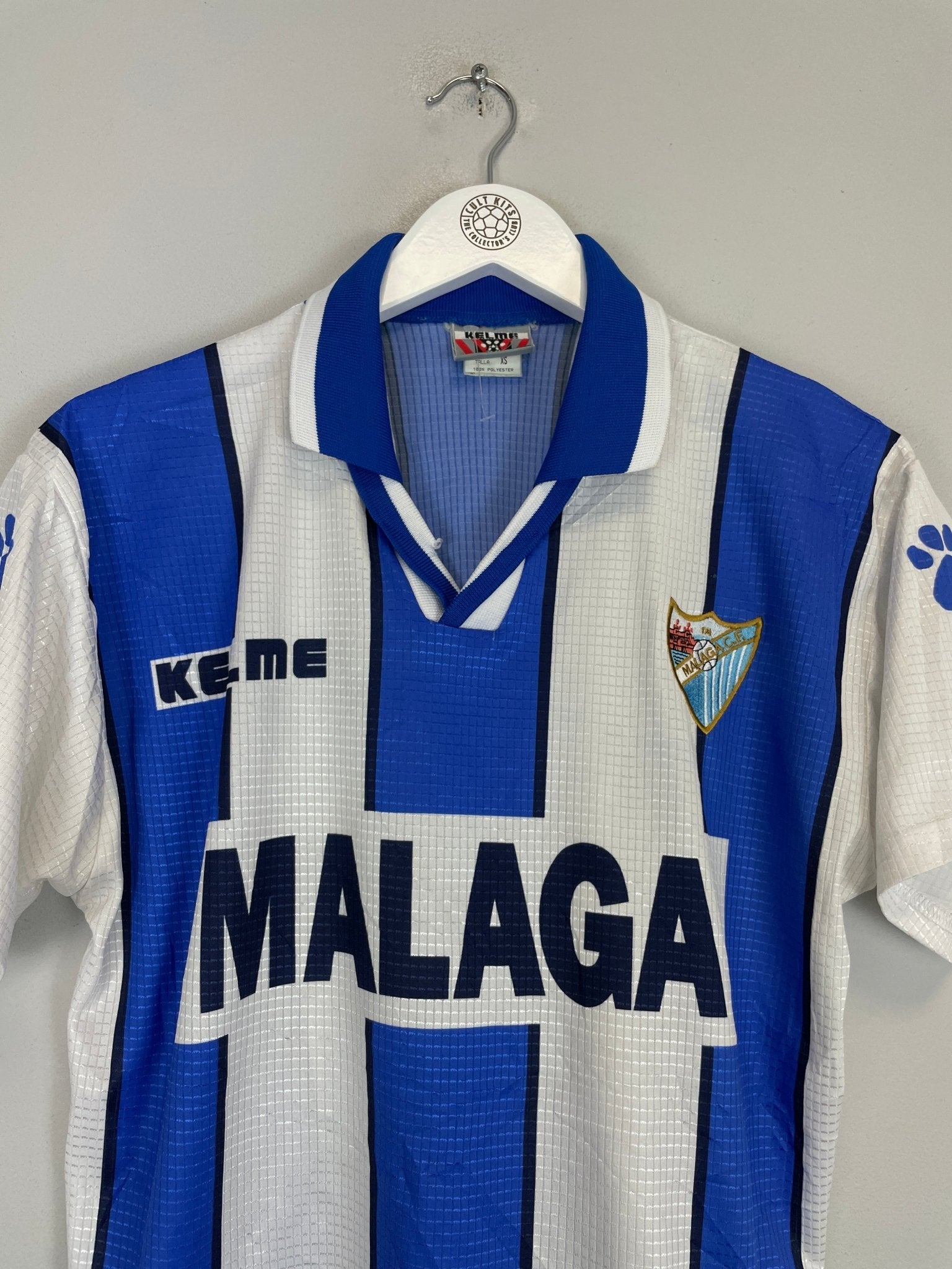 Shop 1998/99 MALAGA HOME SHIRT (S) KELME, classic football shirts, vintage football shirts & retro soccer jerseys at Cult Kits