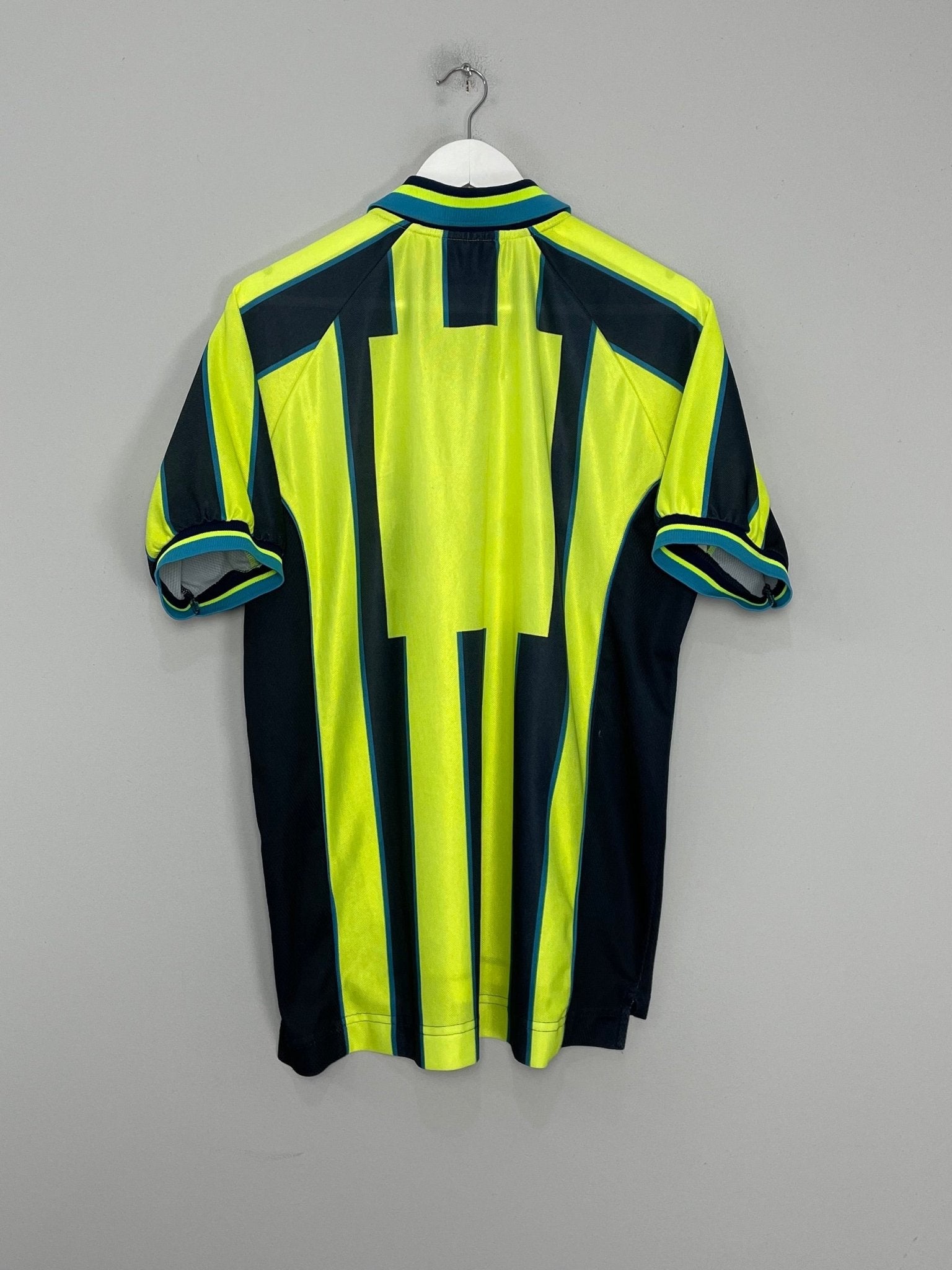 Shop 1998/99 MANCHESTER CITY AWAY SHIRT (L) KAPPA, classic football shirts, vintage football shirts & retro soccer jerseys at Cult Kits