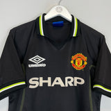 1998/99 MANCHESTER UNITED BECKHAM 7 AWAY SHIRT (M) UMBRO - Cult Kits - Medium - Buy Vintage Football Shirts, Authentic Retro Football Shirts For Sale, Classic Football Shirts & Soccer Jersey