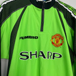 Shop 1998/99 MANCHESTER UNITED GK SHIRT (M) UMBRO, classic football shirts, vintage football shirts & retro soccer jerseys at Cult Kits