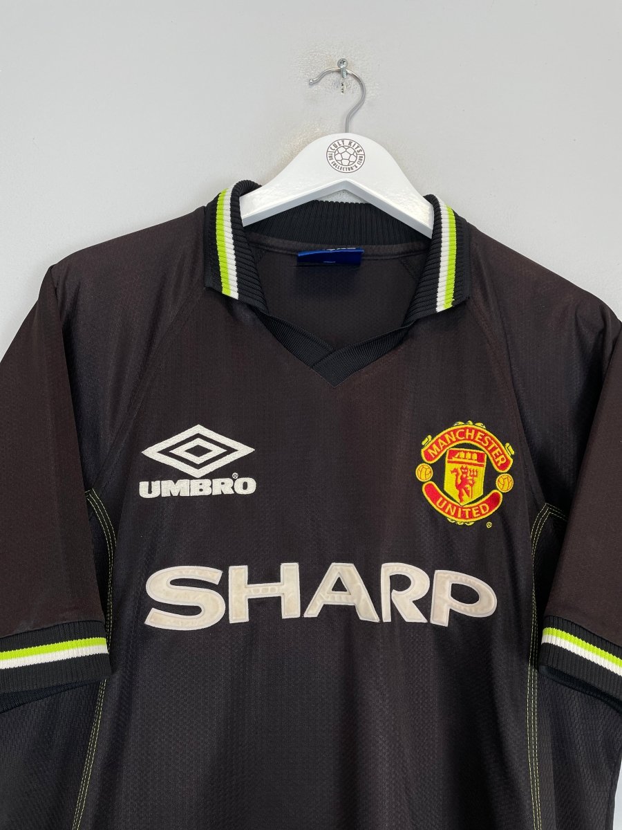1998/99 MANCHESTER UNITED KEANE 16 AWAY SHIRT (L) UMBRO - Cult Kits - Large - Buy Vintage Football Shirts, Authentic Retro Football Shirts For Sale, Classic Football Shirts & Soccer Jersey