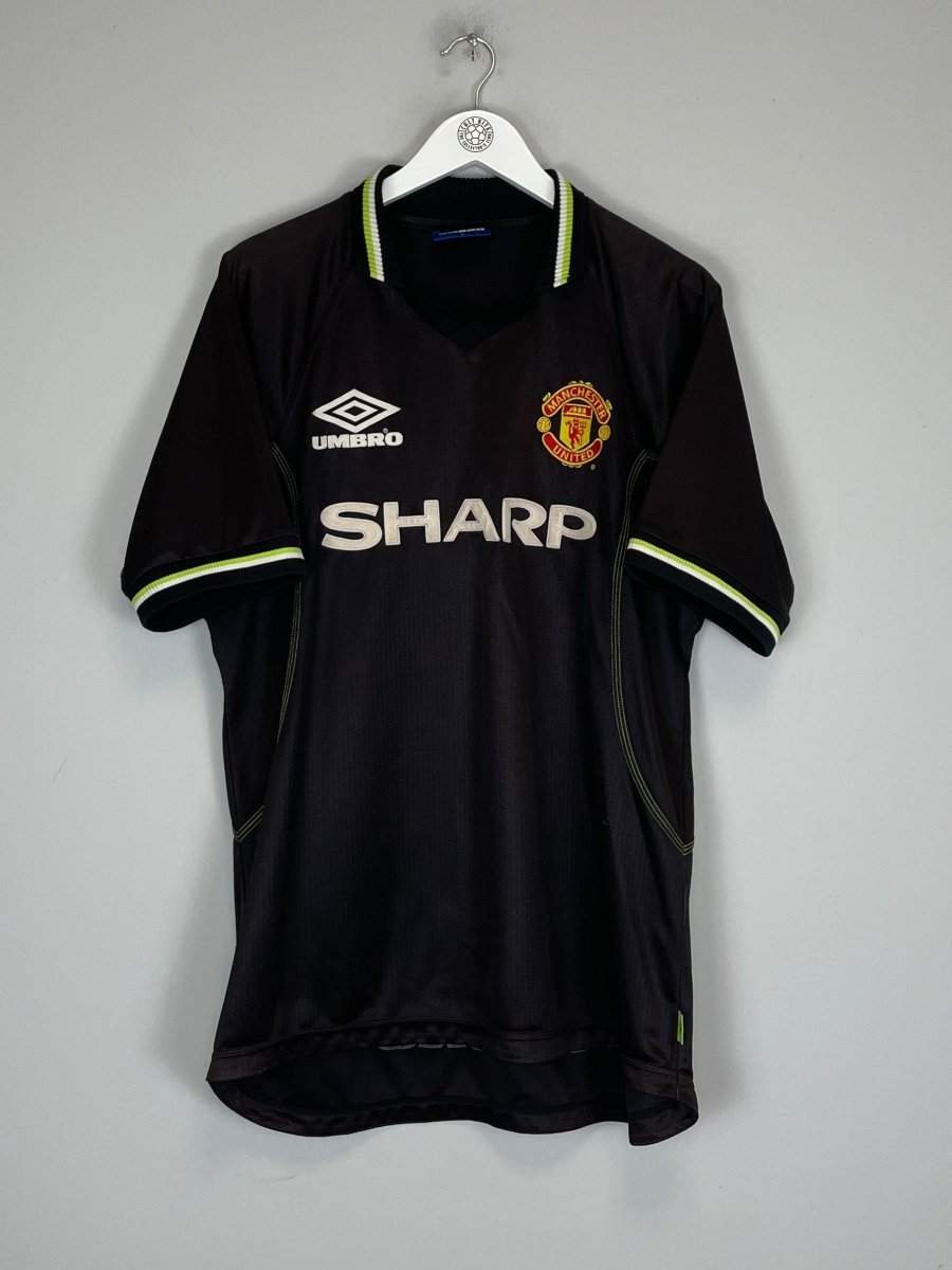 1998/99 MANCHESTER UNITED KEANE 16 AWAY SHIRT (L) UMBRO - Cult Kits - Large - Buy Vintage Football Shirts, Authentic Retro Football Shirts For Sale, Classic Football Shirts & Soccer Jersey