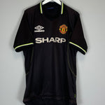 1998/99 MANCHESTER UNITED KEANE 16 AWAY SHIRT (L) UMBRO - Cult Kits - Large - Buy Vintage Football Shirts, Authentic Retro Football Shirts For Sale, Classic Football Shirts & Soccer Jersey