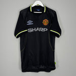 Shop 1998/99 MANCHESTER UNITED THIRD SHIRT (L) UMBRO, classic football shirts, vintage football shirts & retro soccer jerseys at Cult Kits