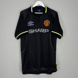 Shop 1998/99 MANCHESTER UNITED THIRD SHIRT (L) UMBRO, classic football shirts, vintage football shirts & retro soccer jerseys at Cult Kits
