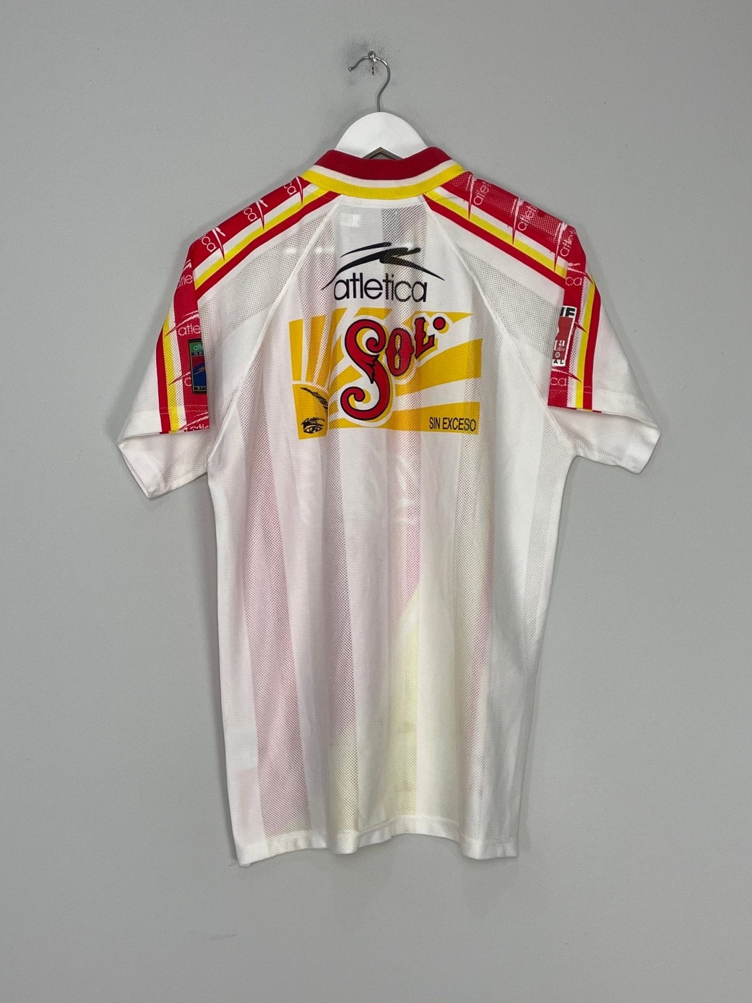 Shop 1998/99 MONARCAS MORELIA AWAY SHIRT (M) ATLETICA, classic football shirts, vintage football shirts & retro soccer jerseys at Cult Kits