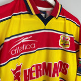 Shop 1998/99 MONARCAS MORELIA HOME SHIRT (L) ATLETICA, classic football shirts, vintage football shirts & retro soccer jerseys at Cult Kits