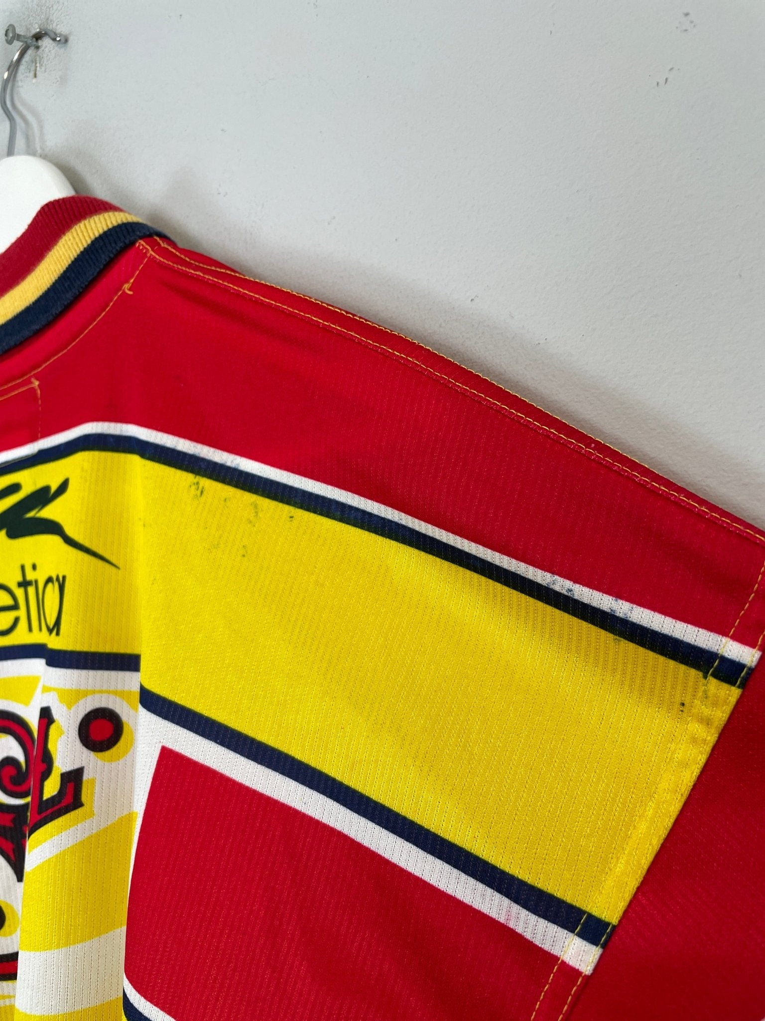 Shop 1998/99 MONARCAS MORELIA HOME SHIRT (L) ATLETICA, classic football shirts, vintage football shirts & retro soccer jerseys at Cult Kits