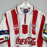 Shop 1998/99 NECAXA #30 HOME SHIRT (XL) UMBRO, classic football shirts, vintage football shirts & retro soccer jerseys at Cult Kits