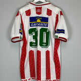 Shop 1998/99 NECAXA #30 HOME SHIRT (XL) UMBRO, classic football shirts, vintage football shirts & retro soccer jerseys at Cult Kits