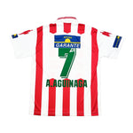 Buy 1998/99 Necaxa A.Aguinaga 7 Home Shirt (XL) Umbro ~ Free worldwide shipping ~ Authentic Vintage Football Shirts from Cult Kits