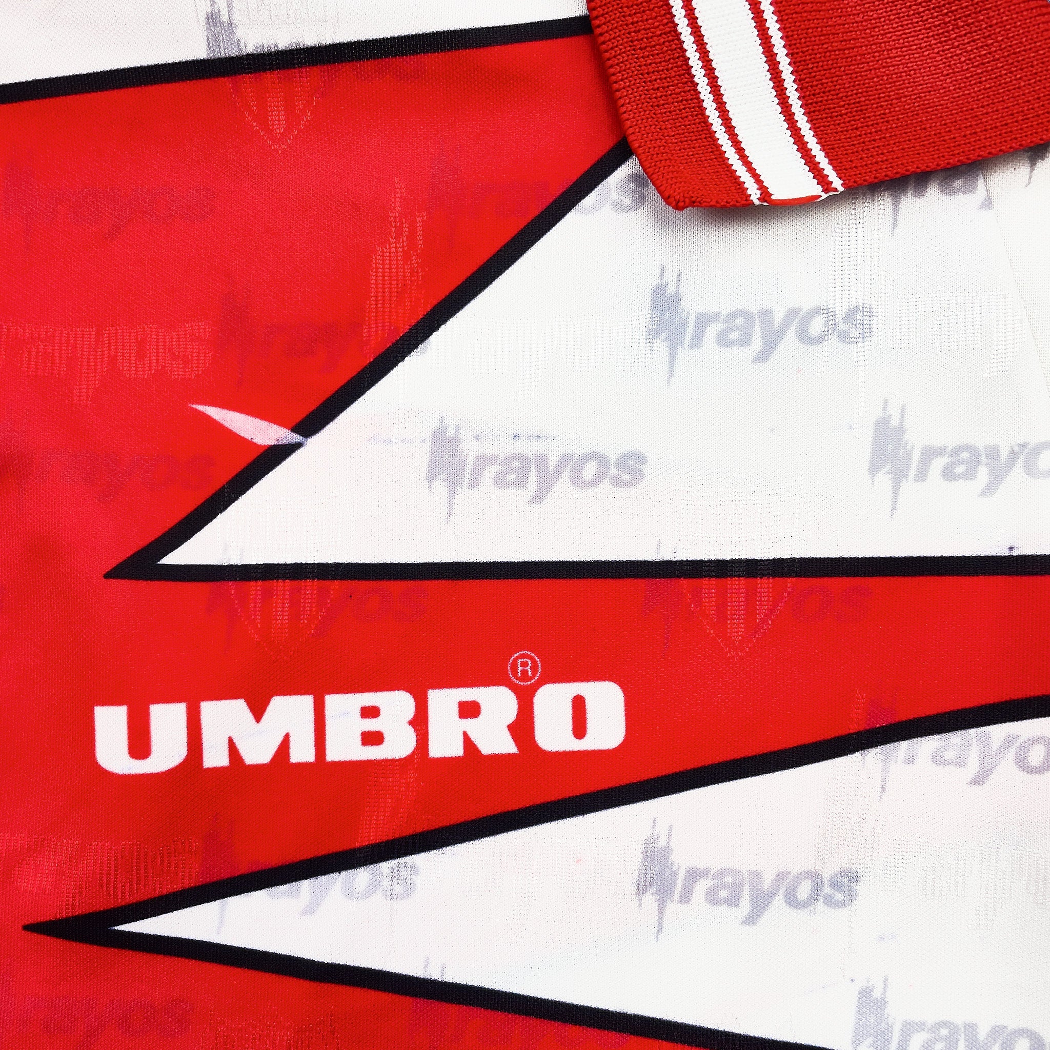 Buy 1998/99 Necaxa Home Shirt (L) Umbro ~ Free worldwide shipping available ~ Authentic Vintage Football Shirts from Cult Kits