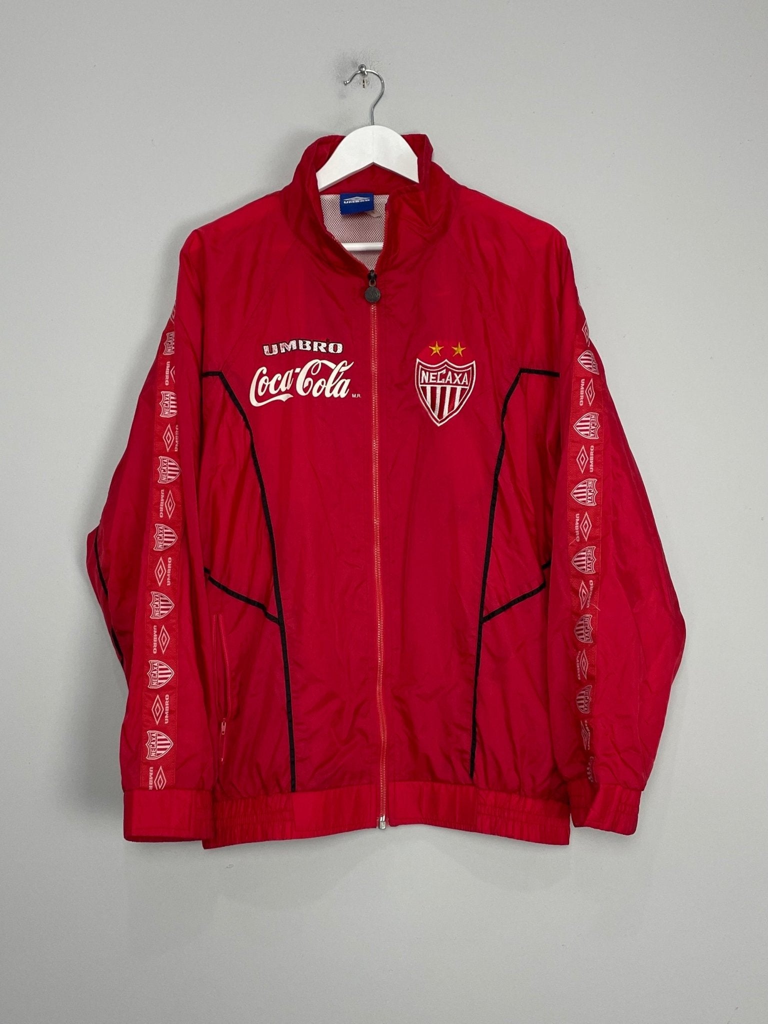 Shop 1998/99 NECAXA TRACK JACKET (XL) UMBRO, classic football shirts, vintage football shirts & retro soccer jerseys at Cult Kits