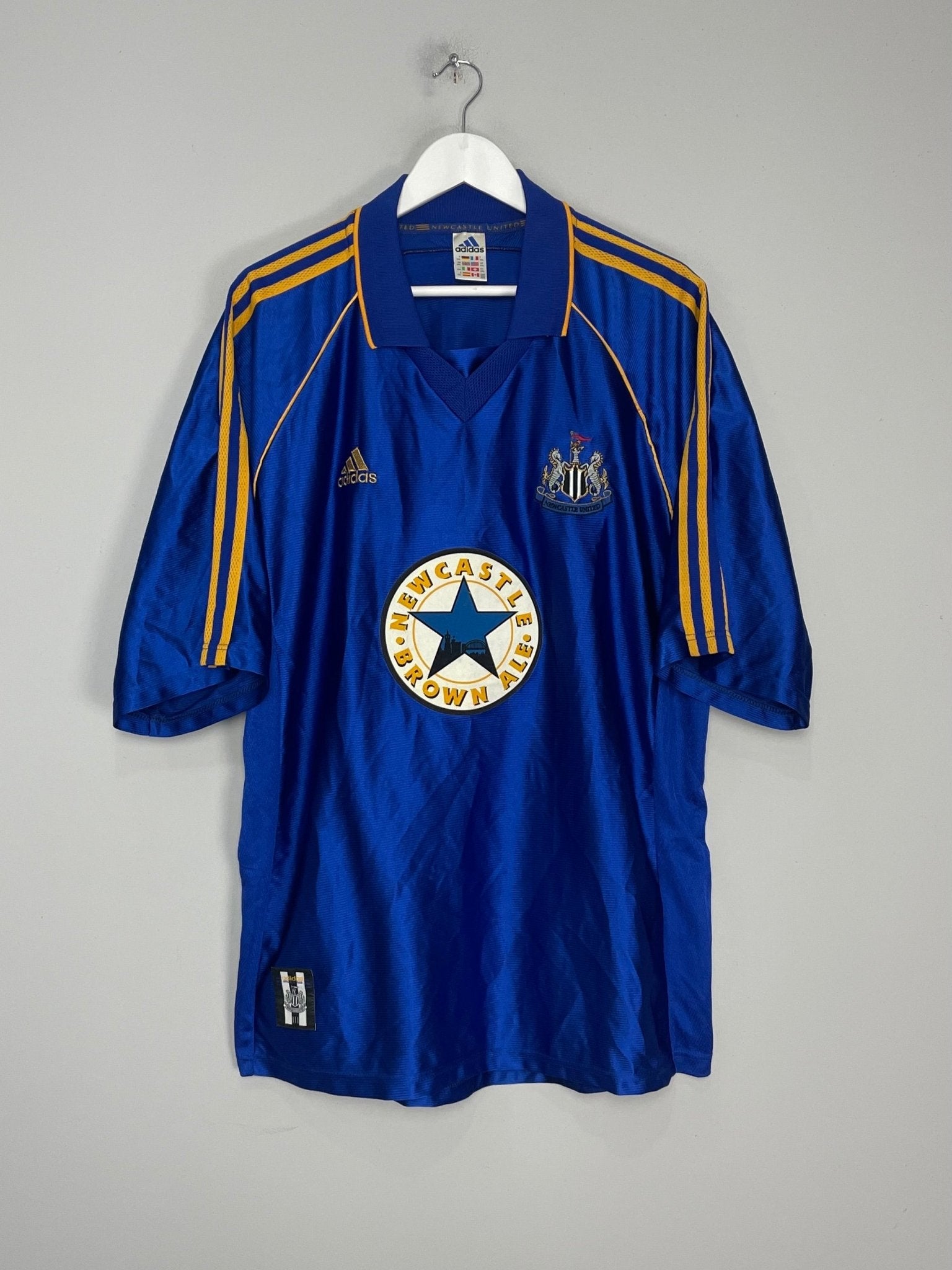 Shop 1998/99 NEWCASTLE UNITED AWAY SHIRT (XXL) ADIDAS, classic football shirts, vintage football shirts & retro soccer jerseys at Cult Kits