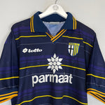 1998/99 PARMA THIRD SHIRT (L) LOTTO - Cult Kits - Large - Buy Vintage Football Shirts, Authentic Retro Football Shirts For Sale, Classic Football Shirts & Soccer Jersey