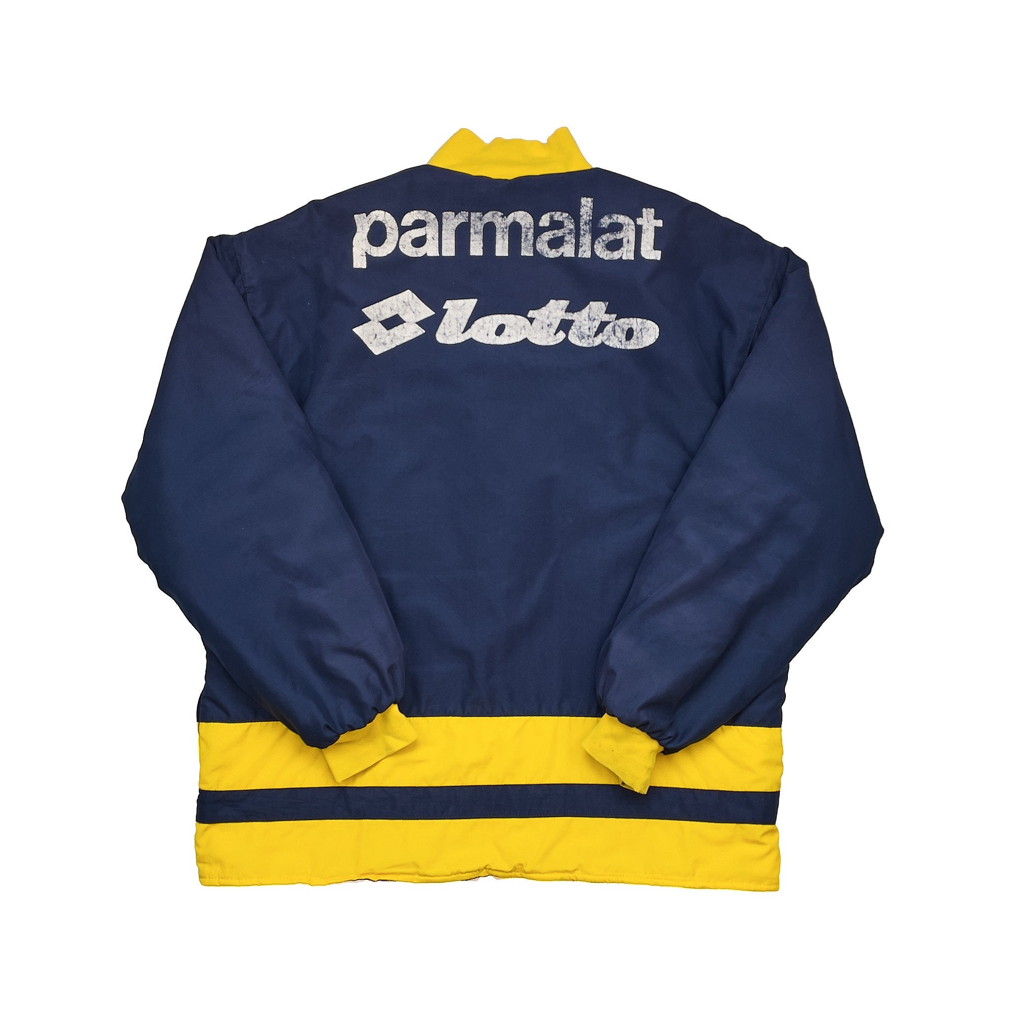 Buy 1998/99 Parma Track Jacket (L) Lotto ~ Free worldwide shipping ~ Authentic Vintage Football Shirts from Cult Kits