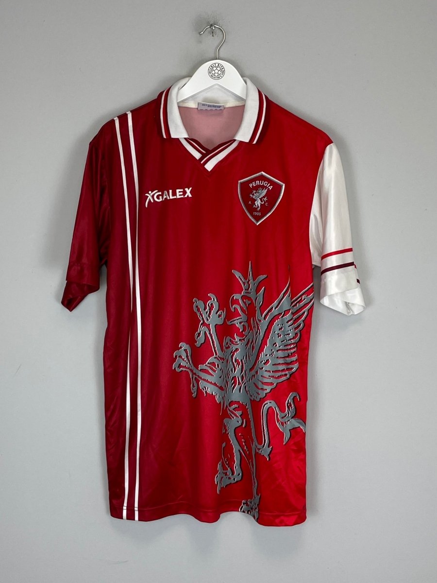 1998/99 PERUGIA NAKATA 7 HOME SHIRT (XL) GALEX - Cult Kits - XL - Buy Vintage Football Shirts, Authentic Retro Football Shirts For Sale, Classic Football Shirts & Soccer Jersey