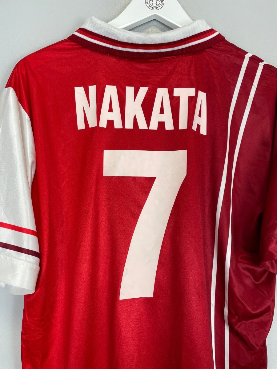 1998/99 PERUGIA NAKATA 7 HOME SHIRT (XL) GALEX - Cult Kits - XL - Buy Vintage Football Shirts, Authentic Retro Football Shirts For Sale, Classic Football Shirts & Soccer Jersey