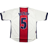 Buy 1998/99 PSG Mendy 5 Away Shirt (L) Nike ~ Free worldwide shipping ~ Authentic Vintage Football Shirts from Cult Kits