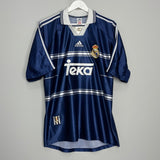 Shop 1998/99 REAL MADRID AWAY SHIRT (M) ADIDAS, classic football shirts, vintage football shirts & retro soccer jerseys at Cult Kits
