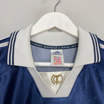 Shop 1998/99 REAL MADRID AWAY SHIRT (M) ADIDAS, classic football shirts, vintage football shirts & retro soccer jerseys at Cult Kits