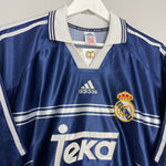 Shop 1998/99 REAL MADRID AWAY SHIRT (M) ADIDAS, classic football shirts, vintage football shirts & retro soccer jerseys at Cult Kits
