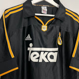Shop 1998/99 REAL MADRID AWAY SHIRT (XL) ADIDAS, classic football shirts, vintage football shirts & retro soccer jerseys at Cult Kits