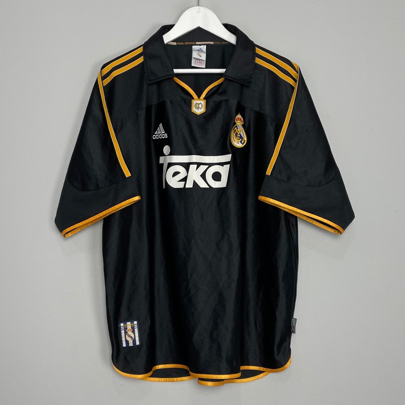 Shop 1998/99 REAL MADRID AWAY SHIRT (XL) ADIDAS, classic football shirts, vintage football shirts & retro soccer jerseys at Cult Kits
